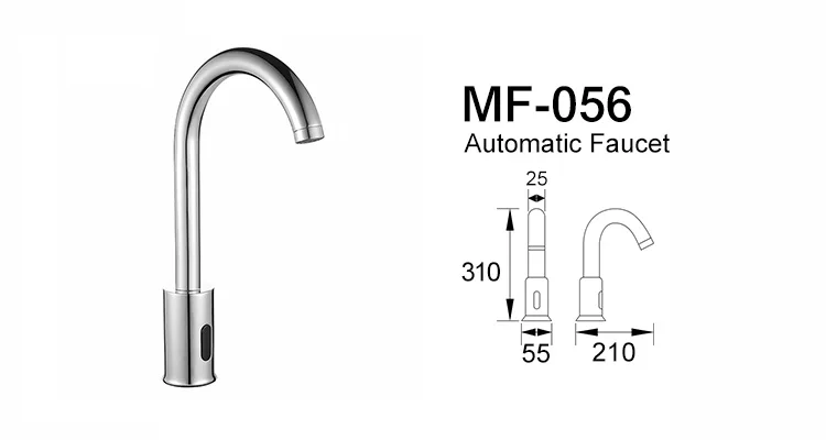 Automatic basin sensor stop water faucet