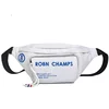 vintage fancy runners white waxed canvas custom waterproof fanny pack wholesale