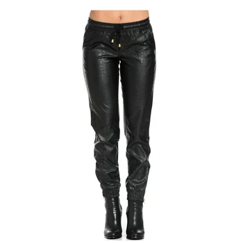 leather jogger pants