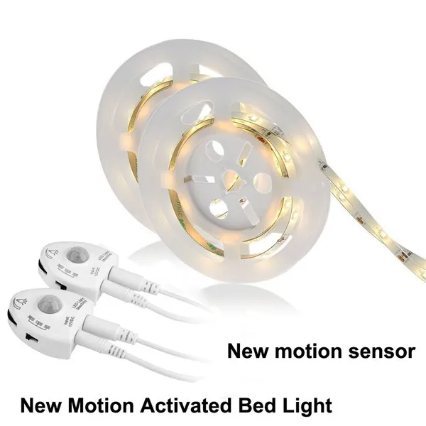 best supplier high lumen dc12V smd2835 5050 led intelligent bed lighting indoor outdoor motion sensor strip light for bedroom