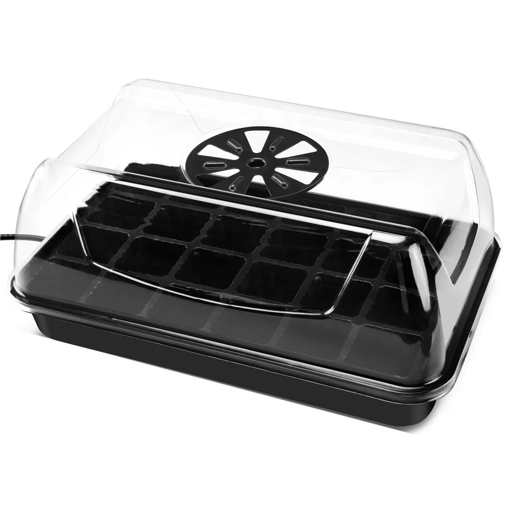 

Nursery Trays and Lids Type Electric Heated Propagator, Black\blue