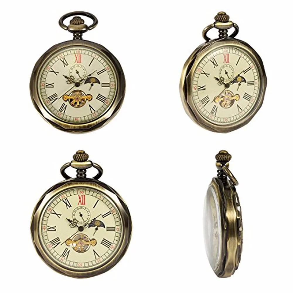 Japan Quartz Movt Classic Stainless Steel Pocket Watch For Lady Buy
