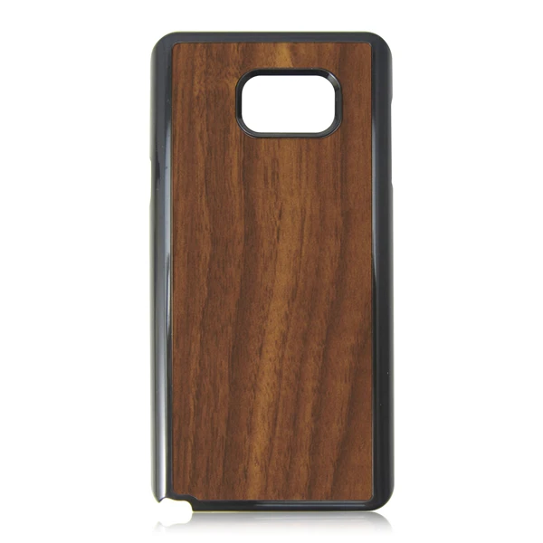 

For Samsung note 5 PC bottom wooden phone cover,printing logo wood case,natural wooden back case for samsung note 5, Natural wood color