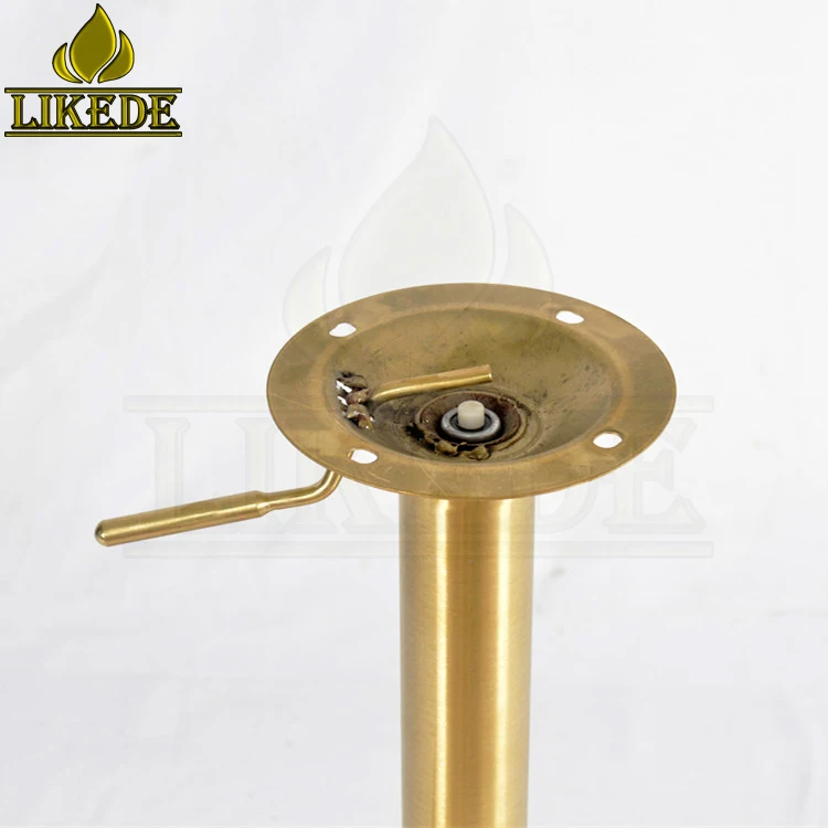 Gold Metal 304# Stainless Steel Trumpet Circle Round Bar Stool Base Furniture Legs Accessories