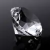 Top K9 quality machine cut 150mm Shining crystal diamond shaped glass paperweight for home decoration