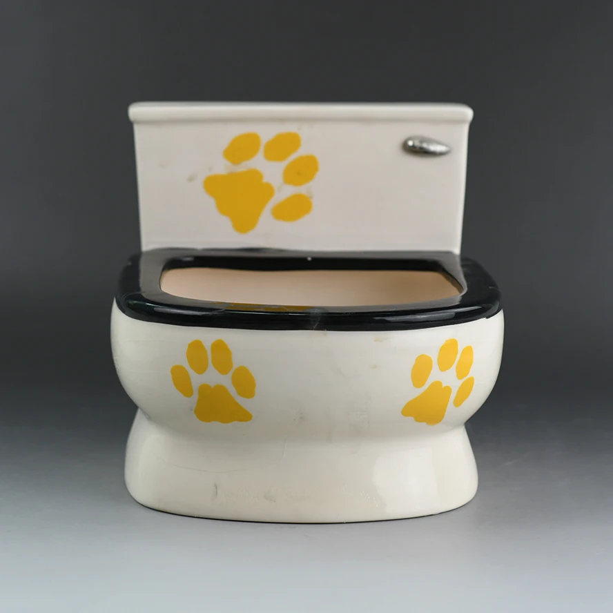 Wholesale Toilet Shaped Ceramic Pet Dog Water Bowl Buy Dog Water Bowl