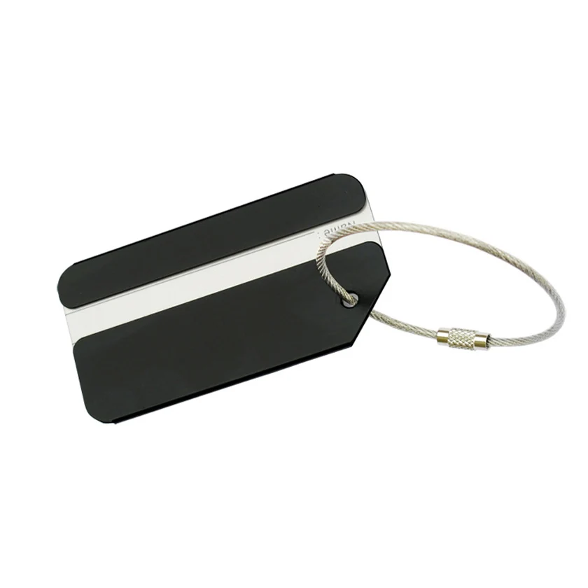 Promo colorful printed aluminum metal Luggage Tag