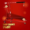Manual hydraulic engine lifting hoist crane