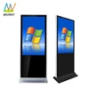 Shenzhen 55 inch floor stand slim lcd touch screen digital signage easel all in one pc kiosk monitor
