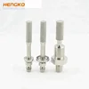 HENGKO sintered 0.5 2 micron 316 metal stainless steel micro air sparger fine bubble diffuser