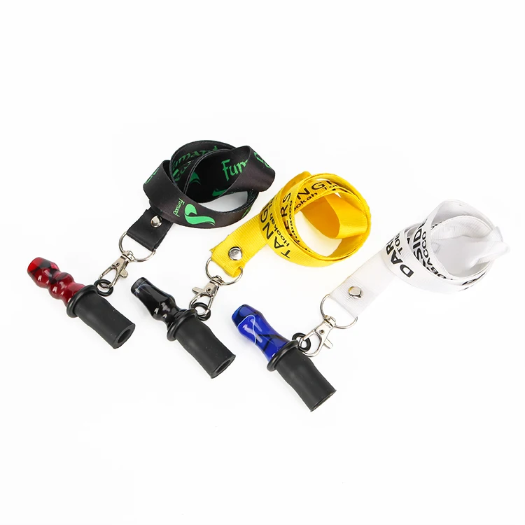 

Cheap Wholesale Acrylic hookah shisha mouthpiece Custom shisha mouth tips filter pieces Smoking Accessories Hang rope, Different colors