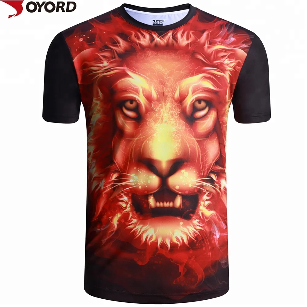 Custom Sublimation 3d Printing 100% Polyester Plain Camisetas Dri Fit ...