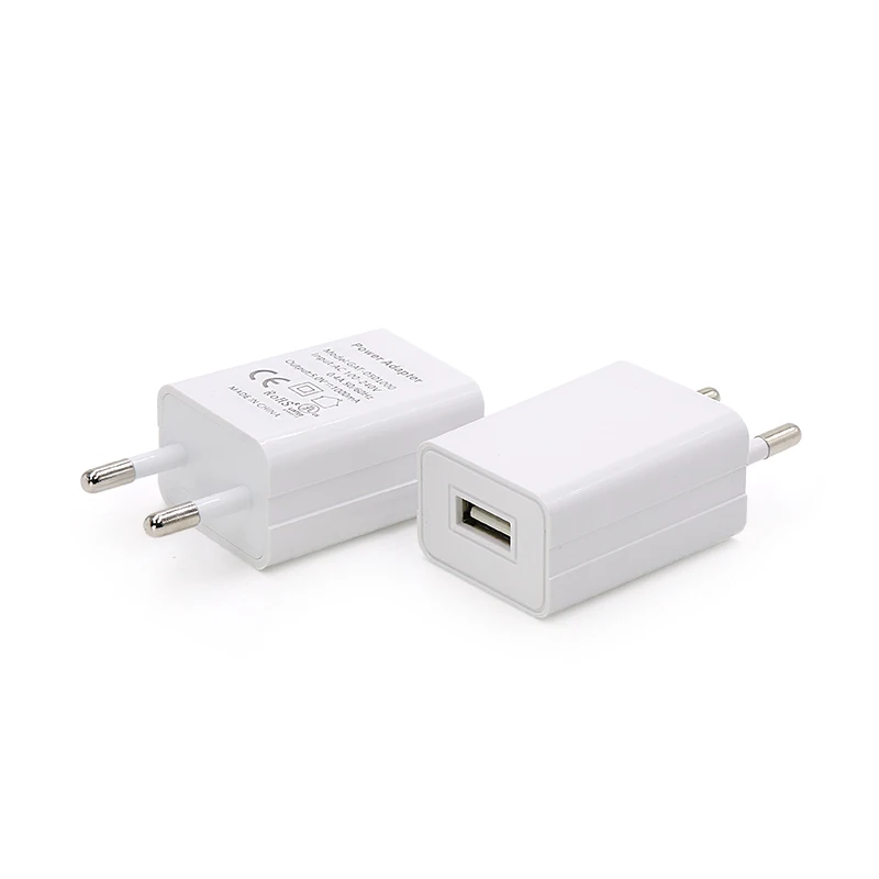 

Mobile Accessories Phone Home Ul Certified 5V 1/ 2A Micro Mini Dual Usb Wall Charger Manufacturers Wholesales, White