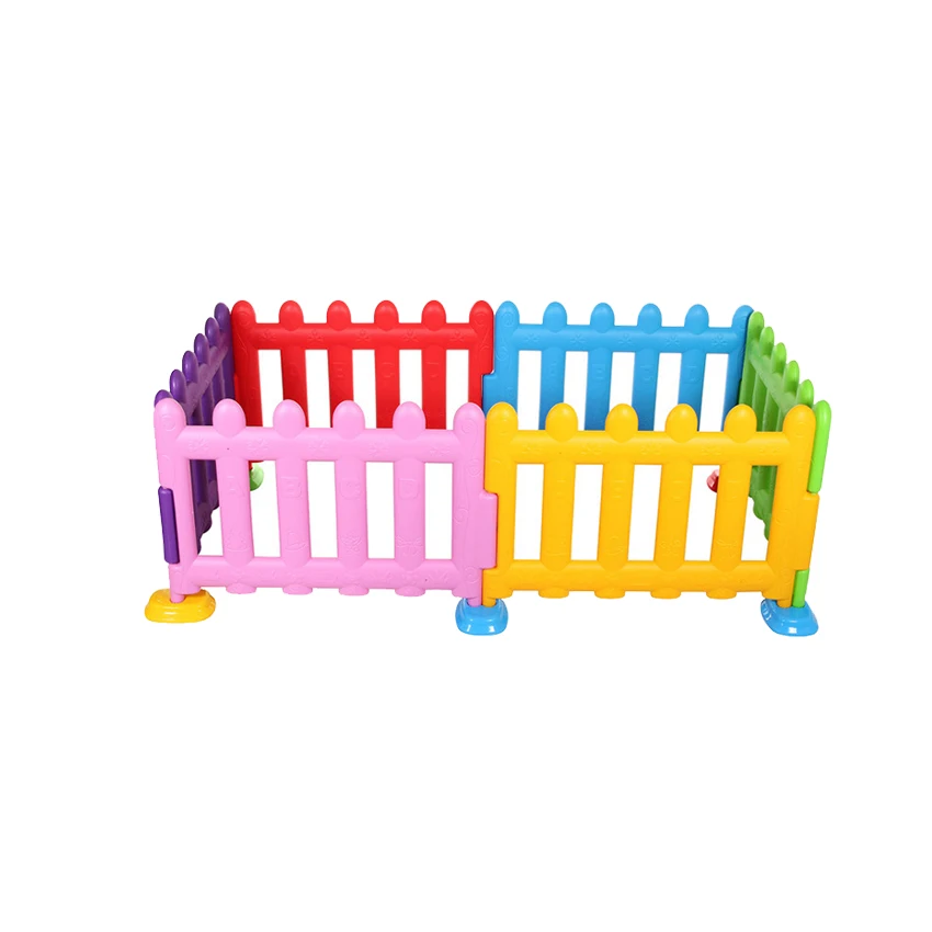 

Colorful Daycare Kids Indoor Plastic Fence For Sale Activity center plastic children playpen baby safety fence kids play yard, Red, yellow ,blue, green
