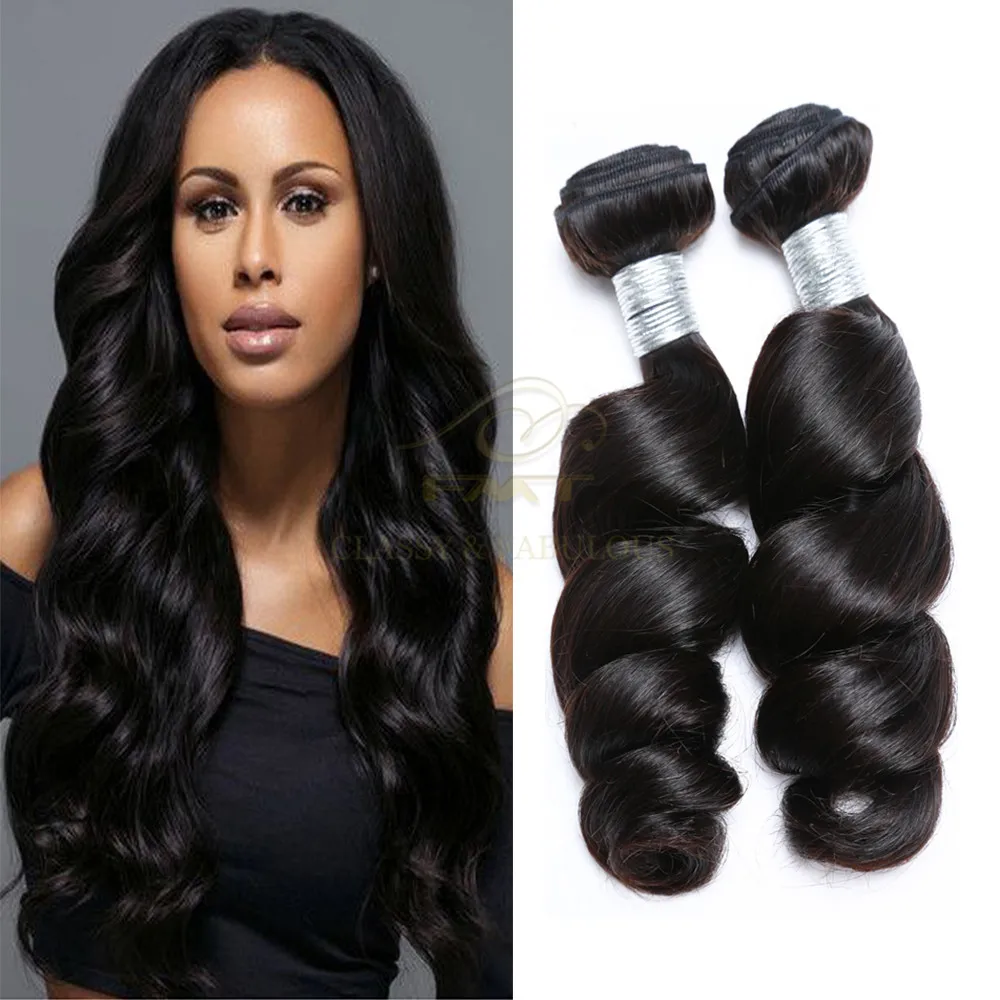 Double Drawn 3 Bundles Weave 24 Inch Virgin Remy Brazilian Hair