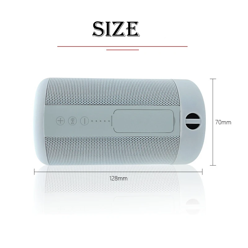 Hi Fi Sound Super Bass Wireless IPX5 Waterproof Outdoor Motorcycle Bike Power Bank Stereo Portable Bluetooth Speaker - ANKUX.COM