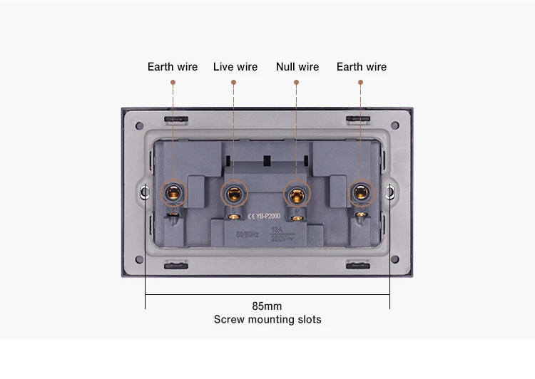 Smartdust 146*86 Power Point Plug Multi Electric Universal Uk 13a 6 Pin