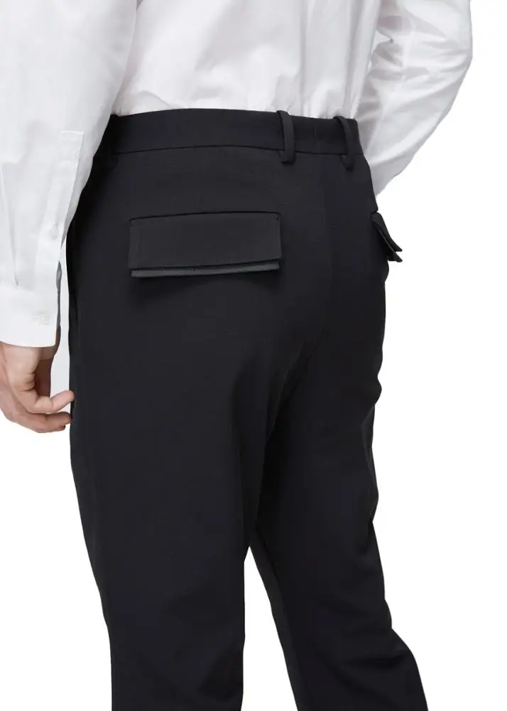 pants with back flap