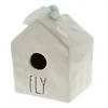 Hot Sale Personalized Handmade Ceramic White Bird House