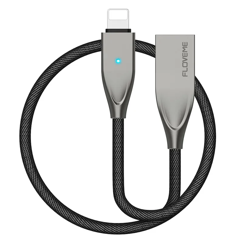 

Free Shipping 1 Sample OK FLOVEME Usb Data Transfer Fast Charger Cable For iPhone Mobile Phone Charging Wire For Apple
