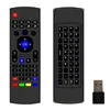 New Two side 2.4G Wireless Air Fly Mouse voice remote For Mini PC MX3 Remote Control Fly Air Mouse for Android Tv Box