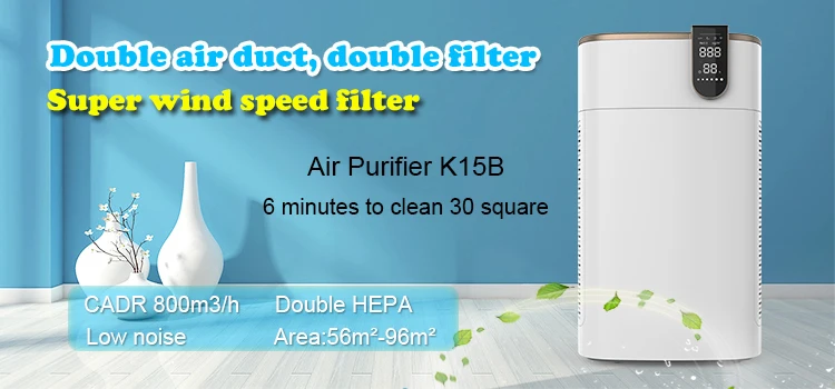 Air Purifier with Wheel