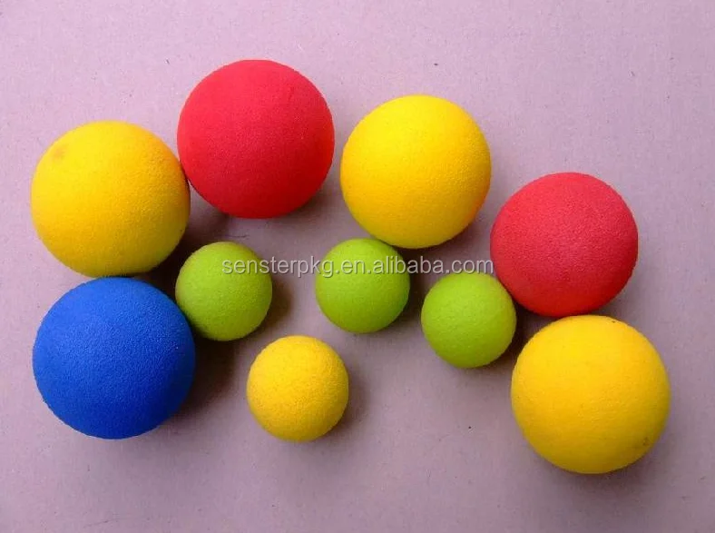 Cheapest Price Eva Sponge Foam Ball White Foam Ball Sponge Balls White