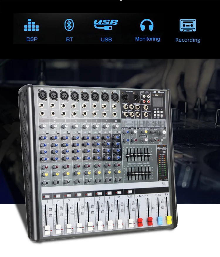 music audio mixer dj sound system professional sound mixer