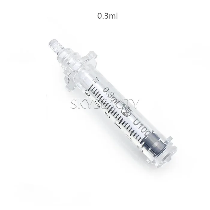 

Disposable Sterile 0.5ml 0.3ml Hyaluron Pen Ampoule for Meso Injection Hyaluron Pen, Transparent