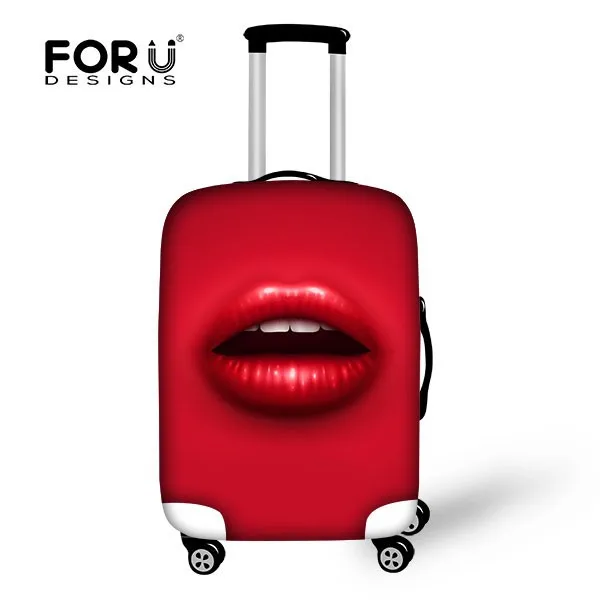 

Pure Red Elastic Luggage cover,Clear Protective Luggage Covers Suitcase cover