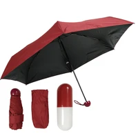 

5fold super tiny sunshade mini pocket iphone capsule umbrella with custom promotionala logo