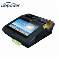 

Jepower JP762A NFC POS Android Tablet with WiFi 3G Printer and Magcard IC Card Reader