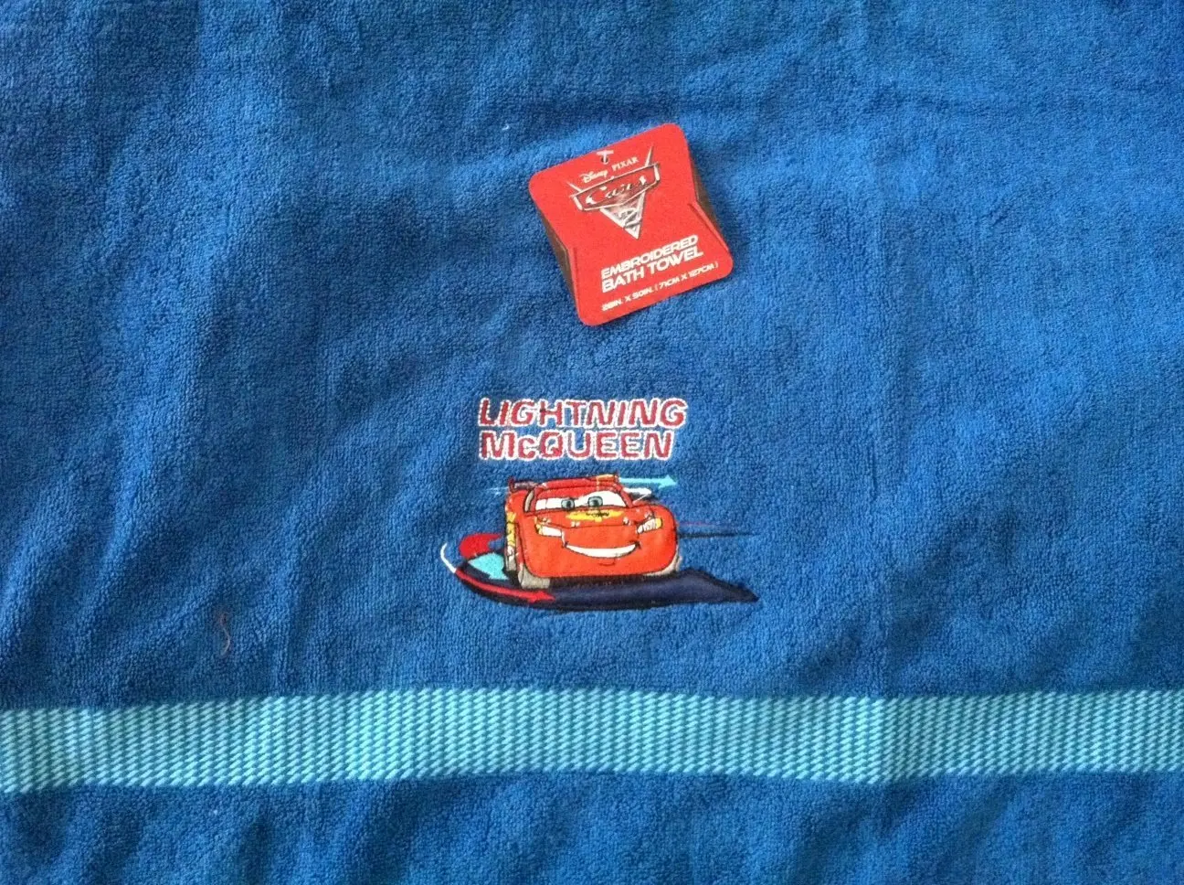 lightning mcqueen bath towel