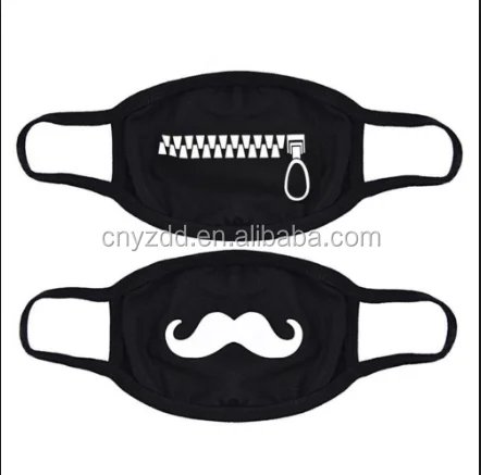 Cotton Mouth Face Mask Korean Style Kpop Black Bear Cycling Anti