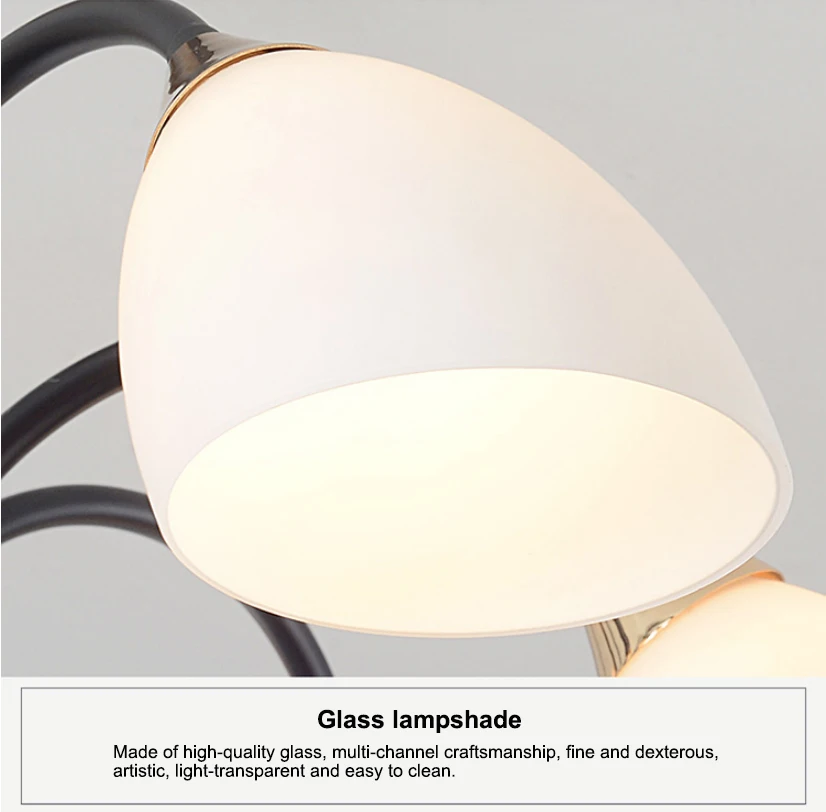 American countryside home villa bedroom dining room table iron crystal chandelier luxury modern