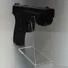 Factory Wholesale Countertop Single Acrylic Gun Display Holder Trigger Stand Pistol Rack