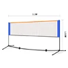 Portable Foldable Polyester Practice Indoor and Outdoor Badminton portable badminton net post