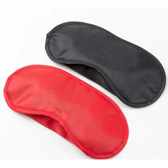 

PINGHU SINOTEX Promotional cheap 190T polyester sleeping eye mask Soft Eye Mask Shade Nap Cover Blindfold Sleeping Eye Mask