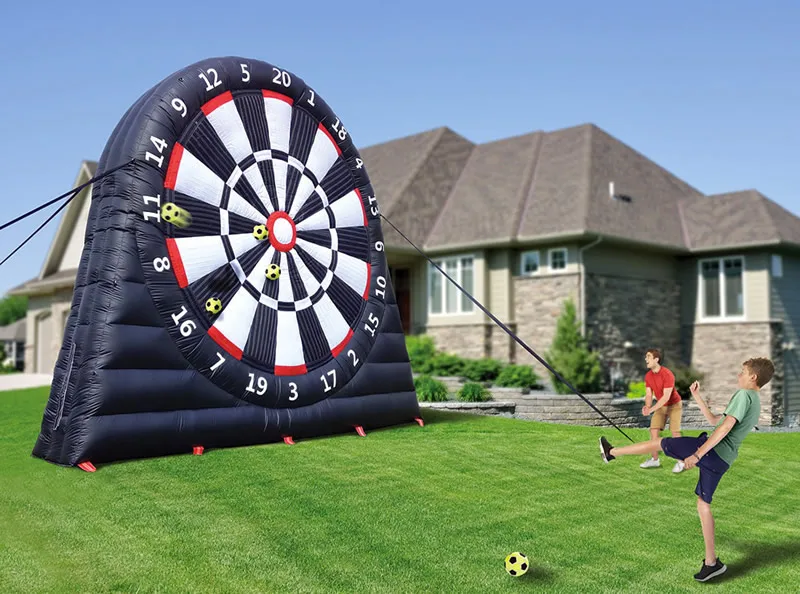 inflatable football darts aldi