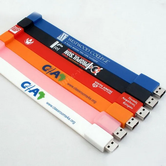 Bulk Cheap Bracelet USB Stick Flash Pen Drive 2.0 Thumb Drive - ANKUX.COM