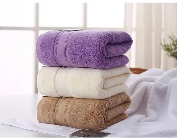 

soft ring spun spa cotton bath towel
