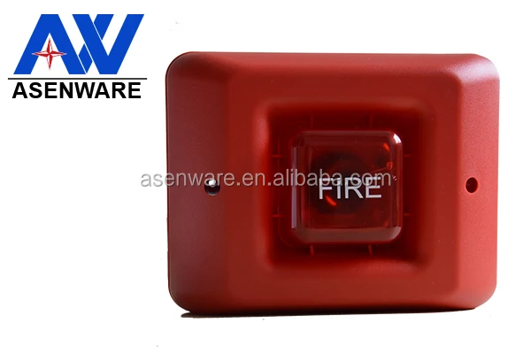 Fire Lamp Sounder LED Flash Strobe Siren Horn