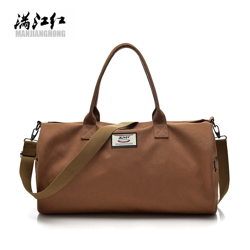 
Durable Women Gym Duffel Bag Travel Canvas Custom Weekend Bag 