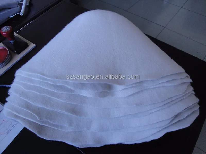 white felt cone151226