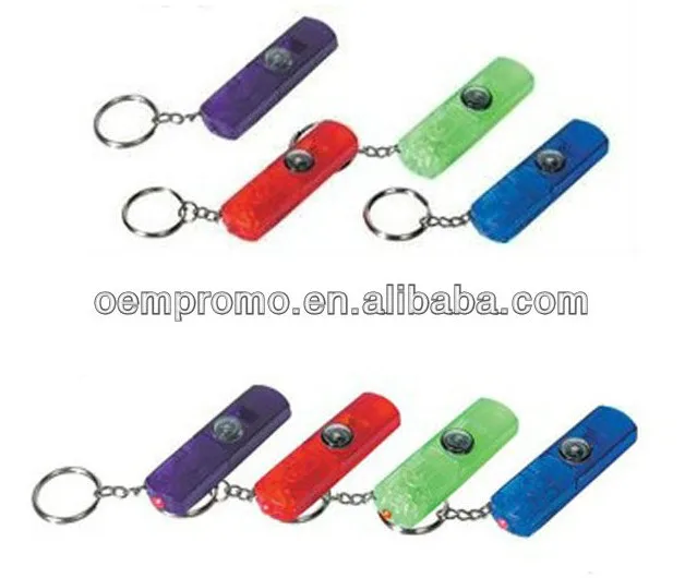 Unionprom Whistle Keychain Light Keychain Compass keychain Multifuctionable Key Chain