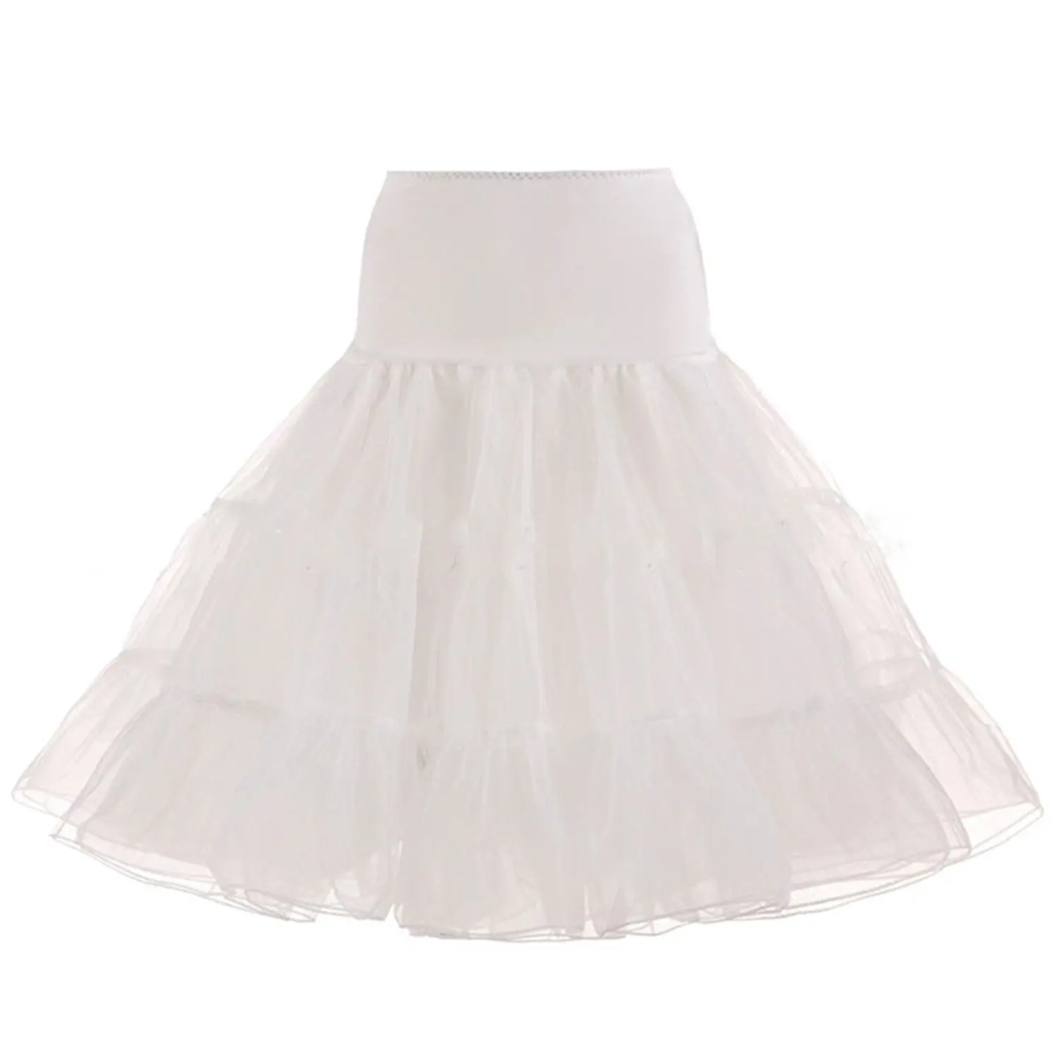 Fishlove Flower Girl Petticoats 3 Layers Lace Skirts Short Childrens Half Slips Pe27