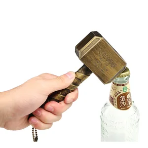 Image of Factory Customized High Quantity Avengers Endgame Thor Hammer Beer Bottle Opener