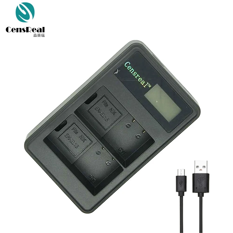 

FOR Nikon EN-EL15 DOUBLE LCD CHARGER NIK EN-EL15 CHARGER Camera Charger