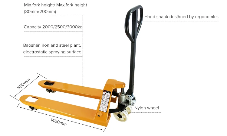 Total Lifter Hand Pallet Truck Spare Parts Hand Manual Pallet Truck ...