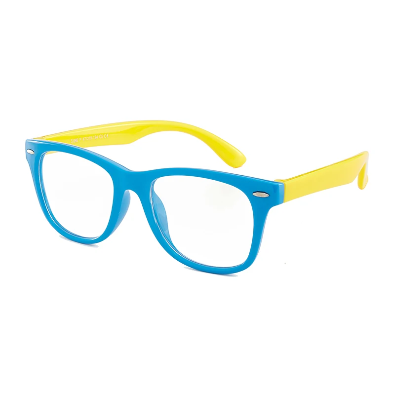 

KB886 kids silicone blue light blocking computer glasses flexible TPEE optical frames 2021